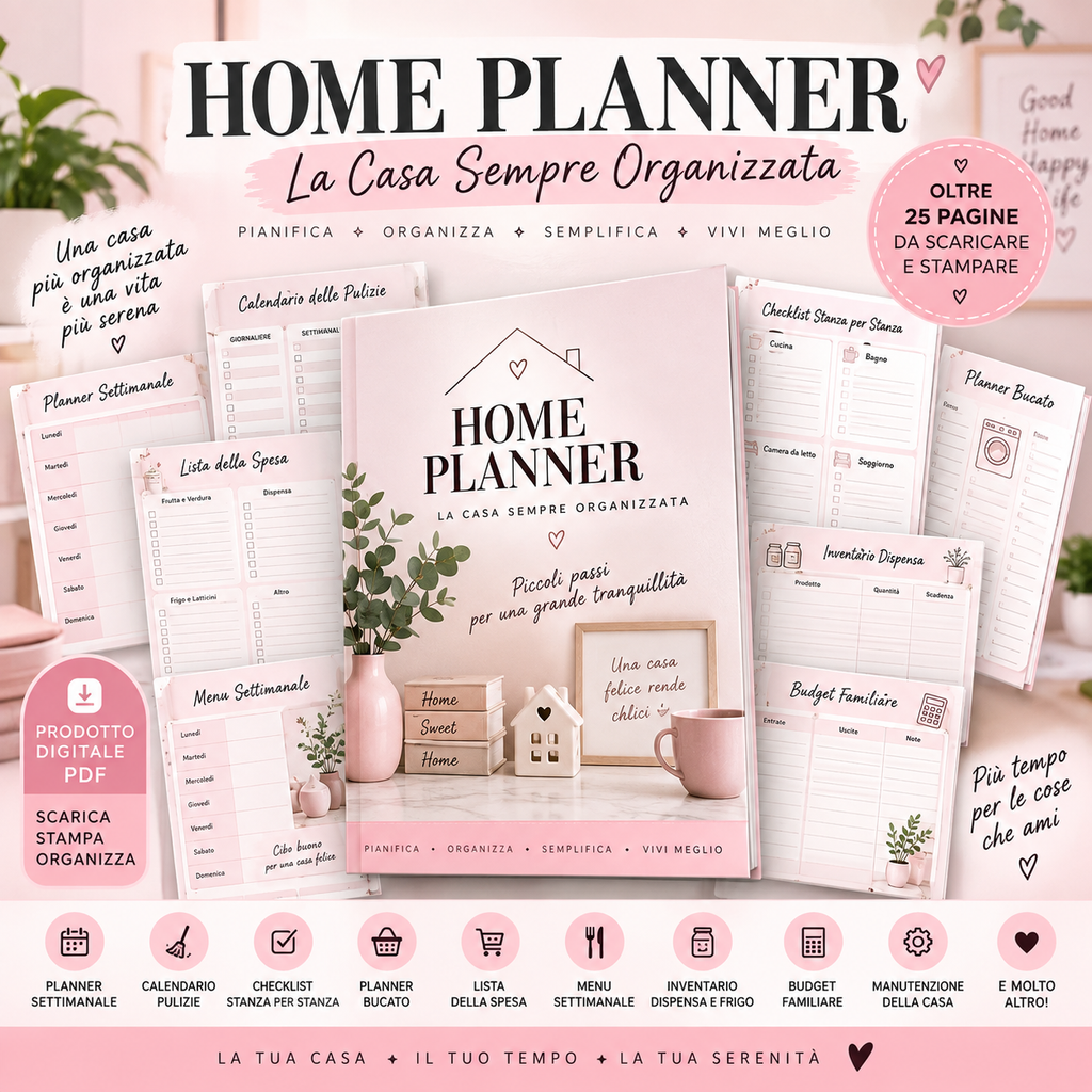 HOME PLANNER – La Casa Sempre Organizzata – copertina
