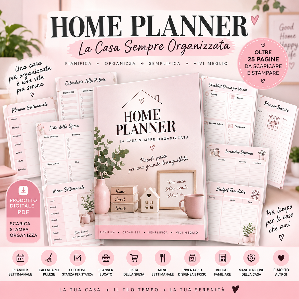 HOME PLANNER – La Casa Sempre Organizzata – copertina