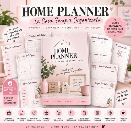 HOME PLANNER – La Casa Sempre Organizzata – copertina