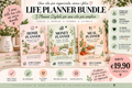 Life Planner Bundle – Home Planner, Money Planner e Meal Planner